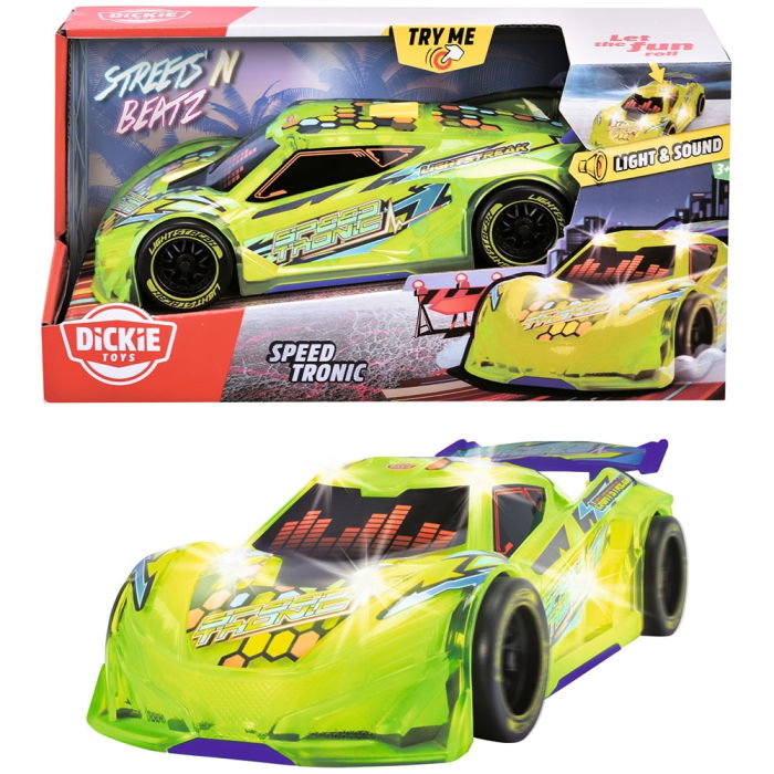 Masina Dickie Toys Speed Tronic 20 cm verde cu lumini si sunete [14]
