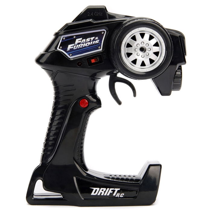 Masina Jada Toys Fast and Furious Nissan Skyline GTR Drift cu anvelope si telecomanda [14]