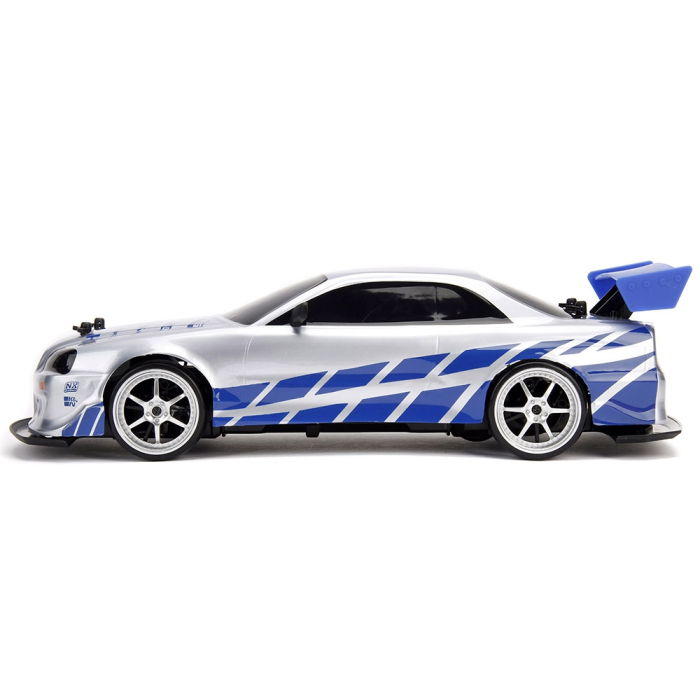 Masina Jada Toys Fast and Furious Nissan Skyline GTR Drift cu anvelope si telecomanda [3]