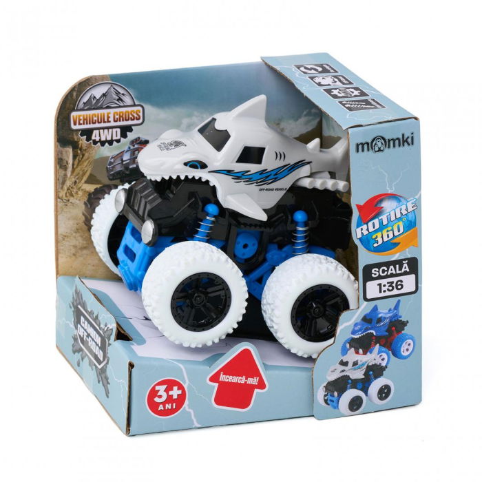 MASINA OFF-ROAD 4X4, 360 DE GRADE, SCARA 1:36, MOMKI, MIX [5]