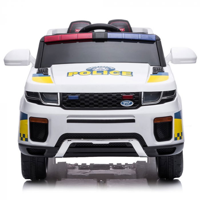 Masina de politie electrica, copii 3 ani+, alba, Chipolino Police SUV [3]