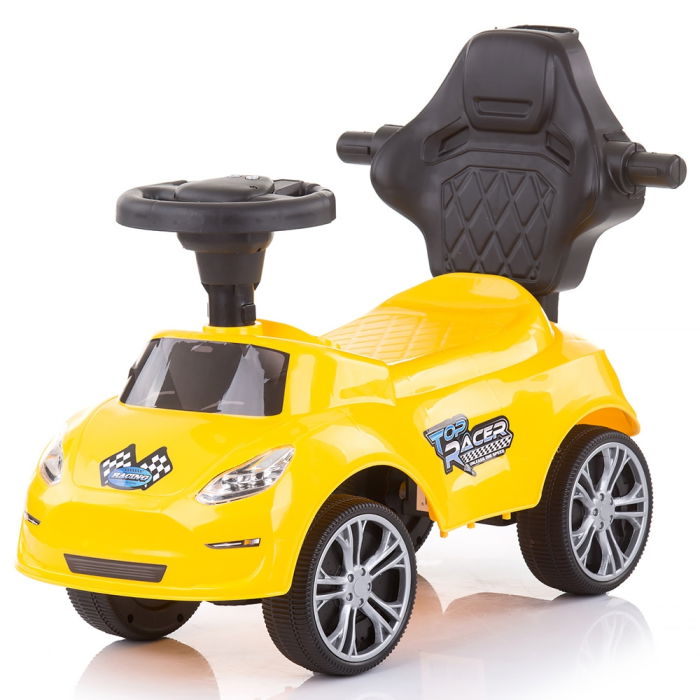 Masinuta de impins Chipolino Turbo yellow cu maner [1]