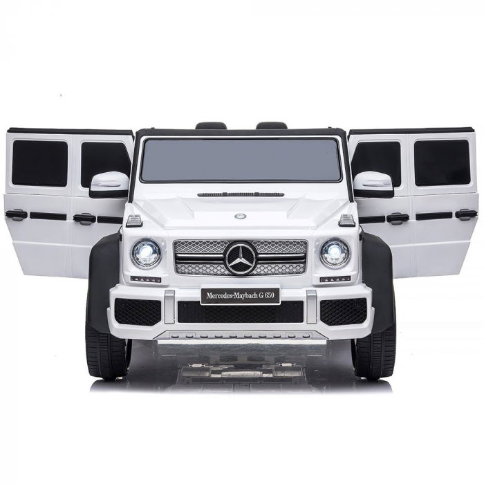 Masinuta Electrica Copii 3 Ani+ SUV Mercedes Maybach Alb Chipolino [2]