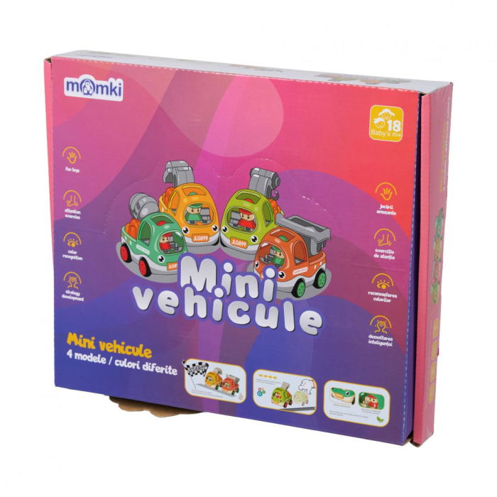 MASINUTA MINI,  PULL BACK, DIVERSE MODELE SI CULORI [5]