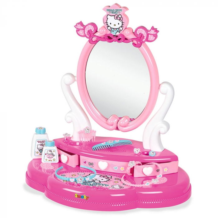 Masuta de machiaj fetite 3 ani ,  Hello Kitty Hairdresser 2 in 1 [2]