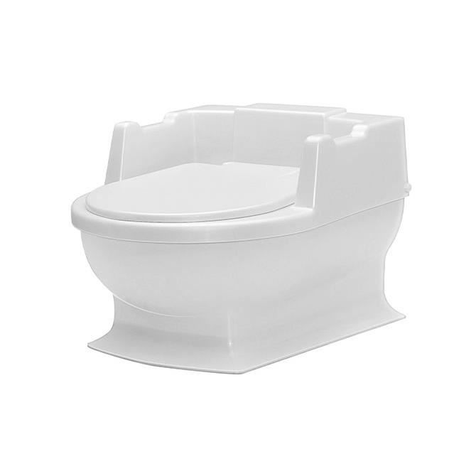 Minitoaleta SitzFritz pentru copii, olita educationala, 18+ luni, alba, Reer 44220 [1]