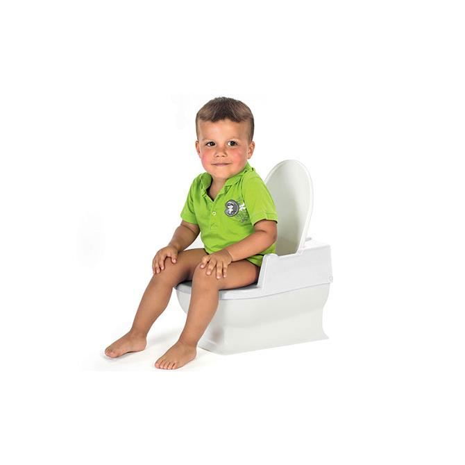 Minitoaleta SitzFritz pentru copii, olita educationala, 18+ luni, alba, Reer 44220 [2]