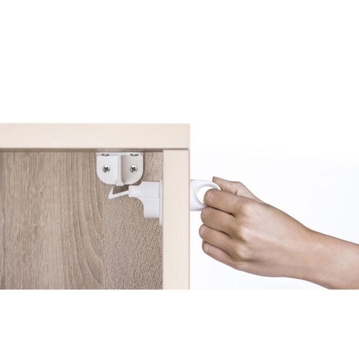 Pachet economic 4 incuietori magnetice pentru sertare si usi de dulapuri REER 51020 [2]