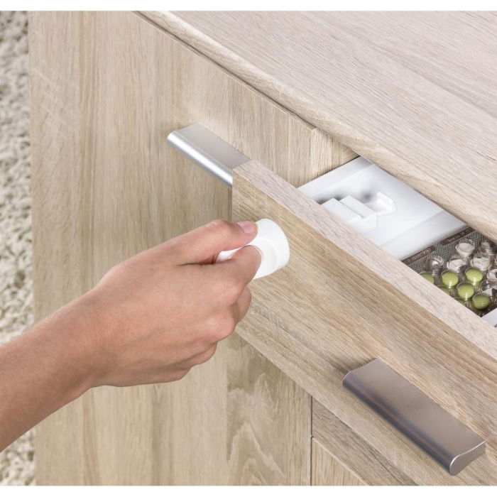 Pachet economic 4 incuietori magnetice pentru sertare si usi de dulapuri REER 51020 [4]