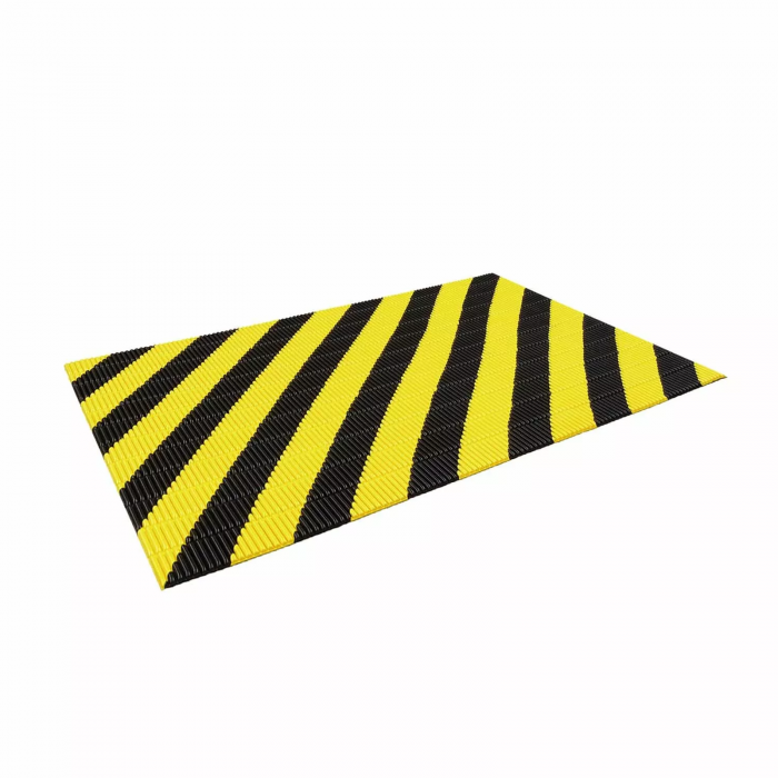 Panou decorativ, uz industrial, negru/galben, 5mm [1]