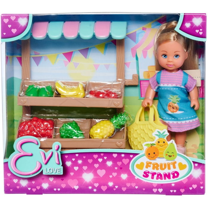 Papusa Simba Evi Love Fruit Stand 12 cm cu accesorii [12]