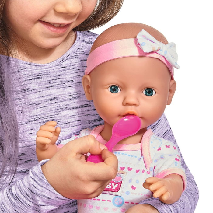 Papusa Simba New Born Baby 38 cm Bebe cu olita si accesorii [7]