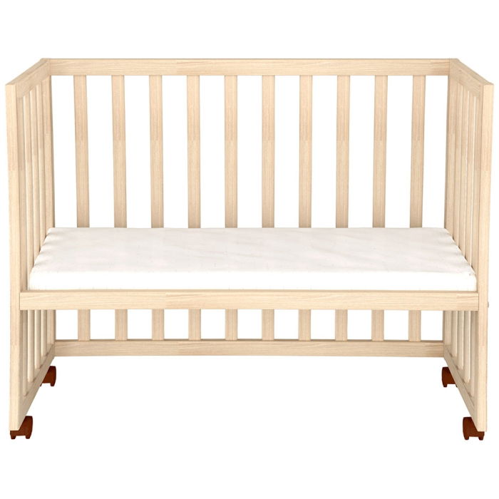 Patut copii din lemn co-sleeper Hubners Eva 94x46 cm natur [6]