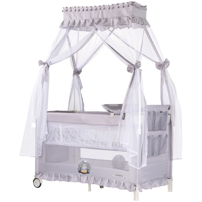 Patut pliabil Chipolino Palace Hippo grey [1]