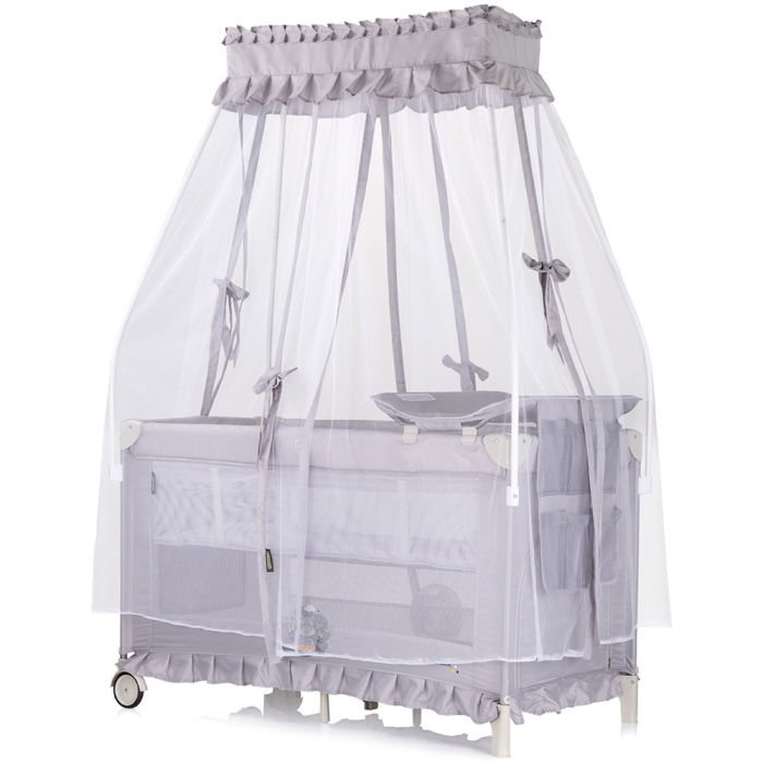 Patut pliabil Chipolino Palace Hippo grey [2]