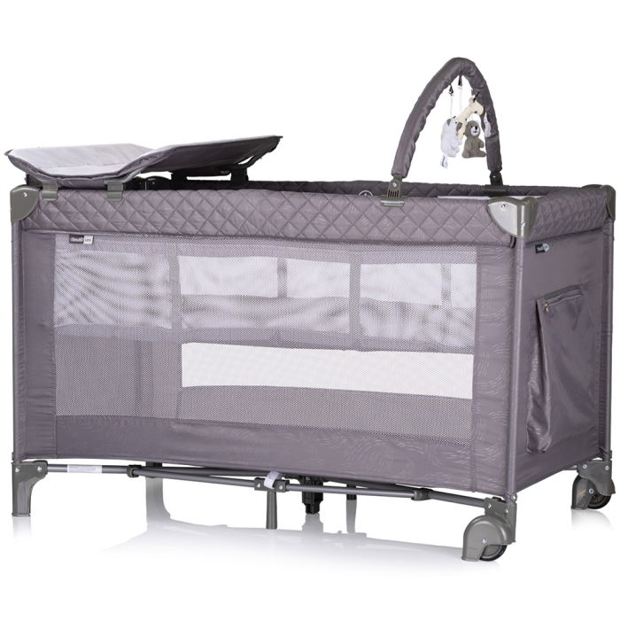 Patut pliabil cu saltea de infasat Chipolino Luna cloud [2]