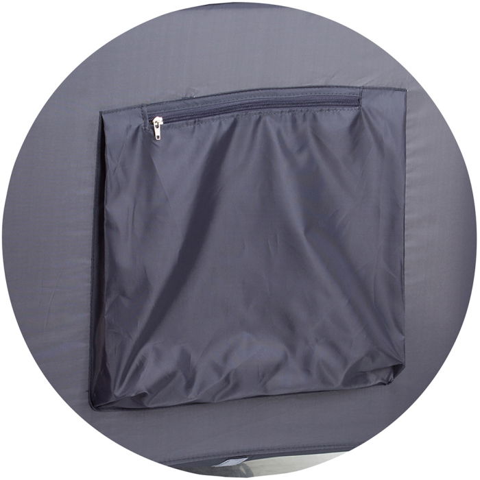 Patut pliabil cu saltea de infasat Chipolino Luna granite [7]