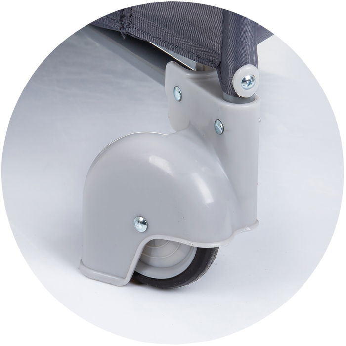 Patut pliabil cu saltea de infasat Chipolino Luna granite [8]