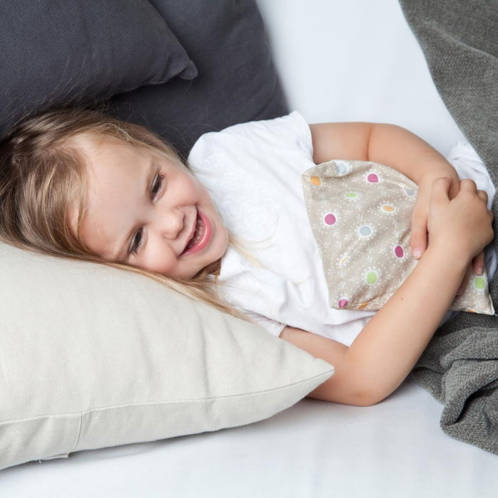 Pernuta termica anticolici cu samburi de cirese si husa din bumbac, pentru bebelusi, 16 x 16 cm, Gruenspecht 112-V3 [2]