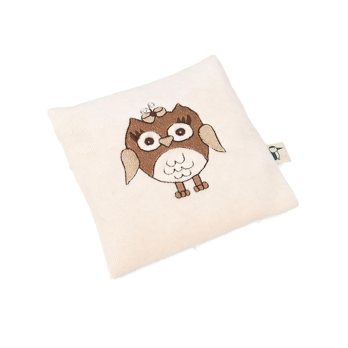 Pernuta termica anticolici cu seminte de in BIO, husa detasabila lavabila, bufnita, Gruenspecht 603-V2 [9]