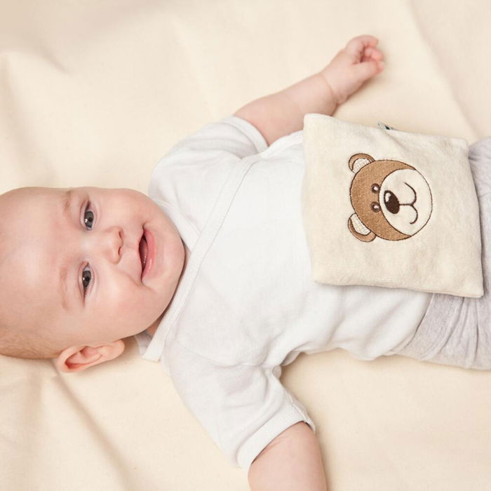 Pernuta termica anticolici cu seminte de in BIO, husa detasabila lavabila, ursulet, Grunspecht 603-V1 [6]