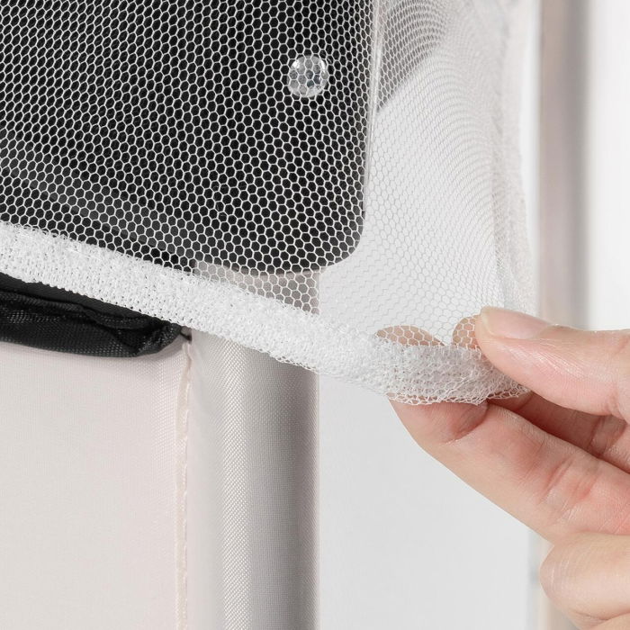 Plasa de insecte pentru patut copii si patut de calatorie, protectie tantari, 0+ luni, alba, Reer BiteSafe 87040 [3]