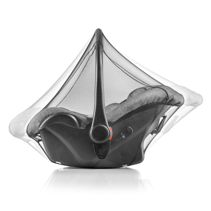 Plasa de insecte pentru scoica si scaun auto bebelusi, protectie tantari, 0+ luni, neagra, Reer BiteSafe 87011 [1]