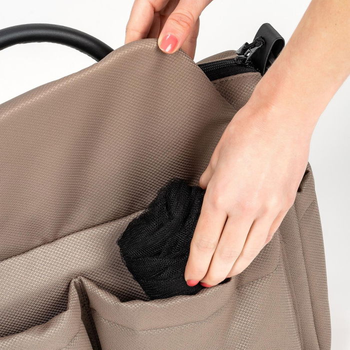 Plasa de insecte pentru scoica si scaun auto bebelusi, protectie tantari, 0+ luni, neagra, Reer BiteSafe 87011 [4]