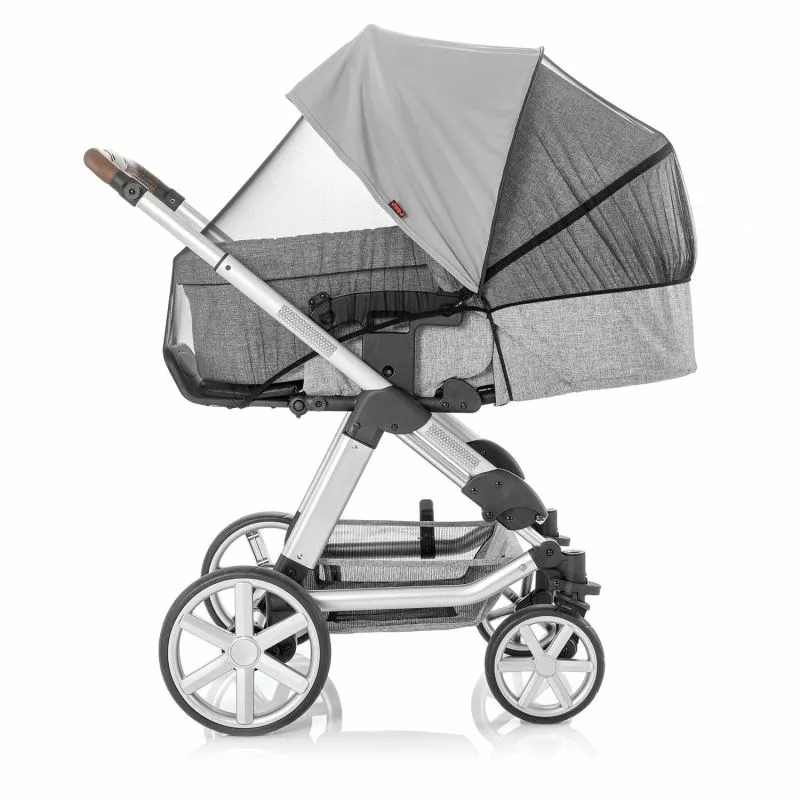 Plasa insecte pentru carucior bebelusi, cu parasolar, gri, Reer [2]