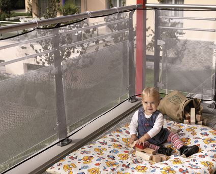 Plasa protectie balcon/terasa Reer pentru copii [1]