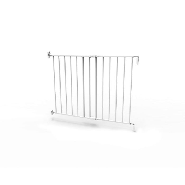 Poarta de siguranta extensibila Noma, 62–102 cm, metal alb, N93361 [9]