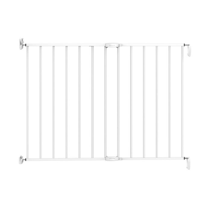 Poarta de siguranta extensibila Noma, 62–102 cm, metal alb, N93361 [4]