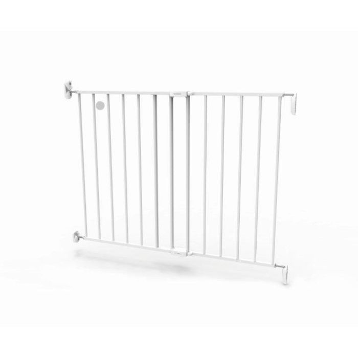 Poarta de siguranta extensibila Noma, 62–102 cm, metal alb, N93361 [6]