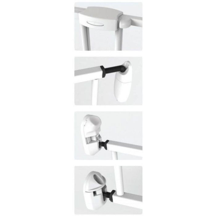 Poarta de siguranta extensibila Noma, 62 – 102 cm, metal negru, N93330 [2]