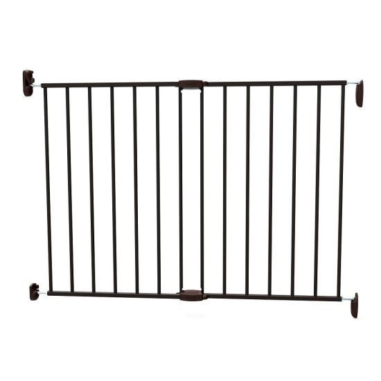 Poarta de siguranta extensibila pentru copii Noma, 62 – 102 cm, metal negru [1]