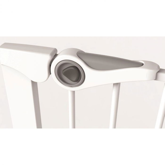 Poarta de siguranta Noma Easy Fit, presiune, 75-82 cm, metal alb [3]