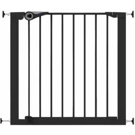 Poarta de siguranta pentru copii Noma Easy Fit, presiune, 75-82 cm, metal negru [1]