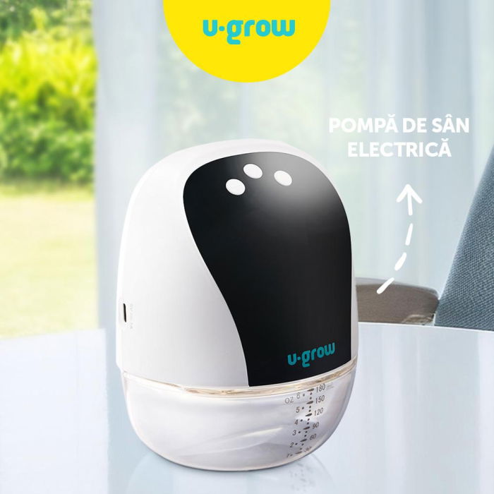 Pompa de san electrica si portabila,10 niveluri de extragere, 5 niveluri de masaj, display LED, functie de memorie, capacitate 180ml, U-Grow [6]