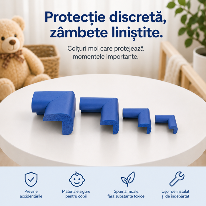 Protectie colturi mobila, albastru [9]