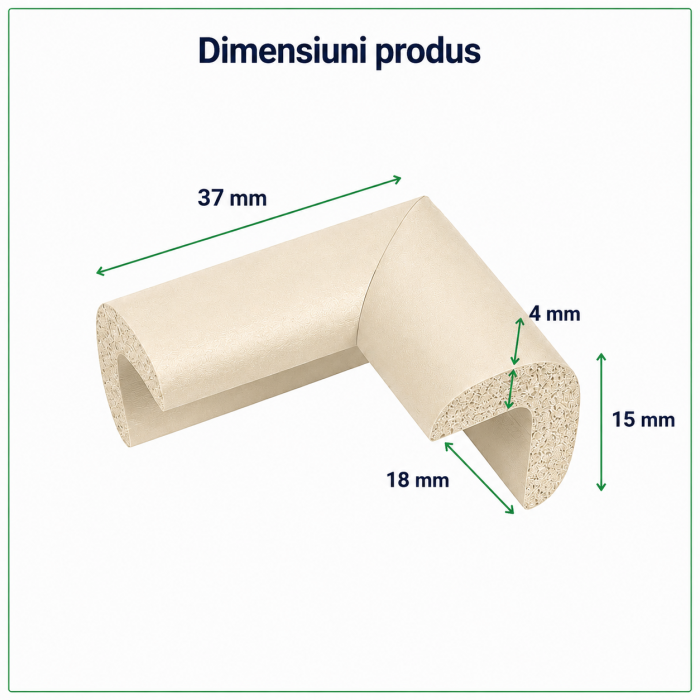 Protectie colturi mobila, crem [3]