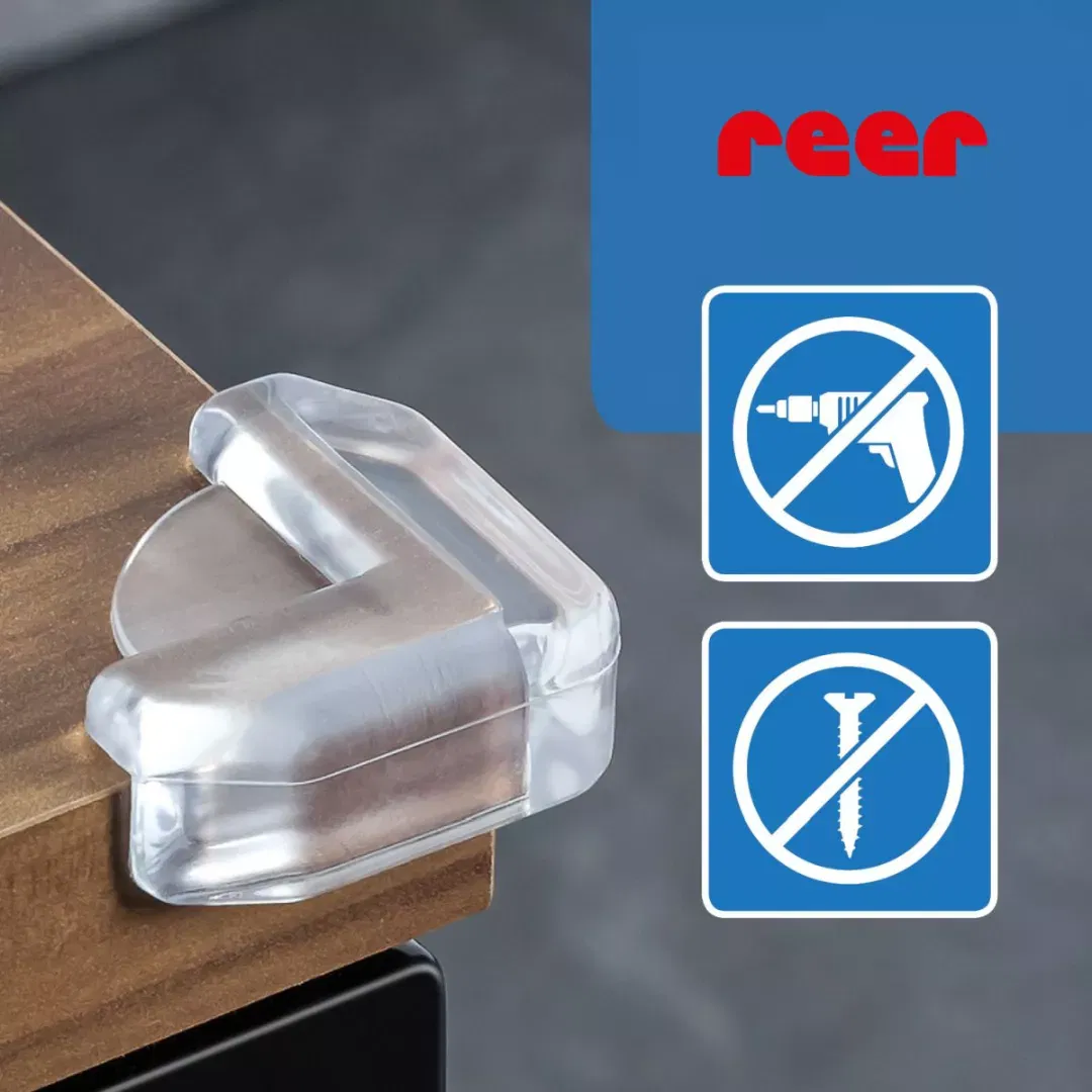 Protectie colturi mobila, transparent, 4 buc, Reer [3]