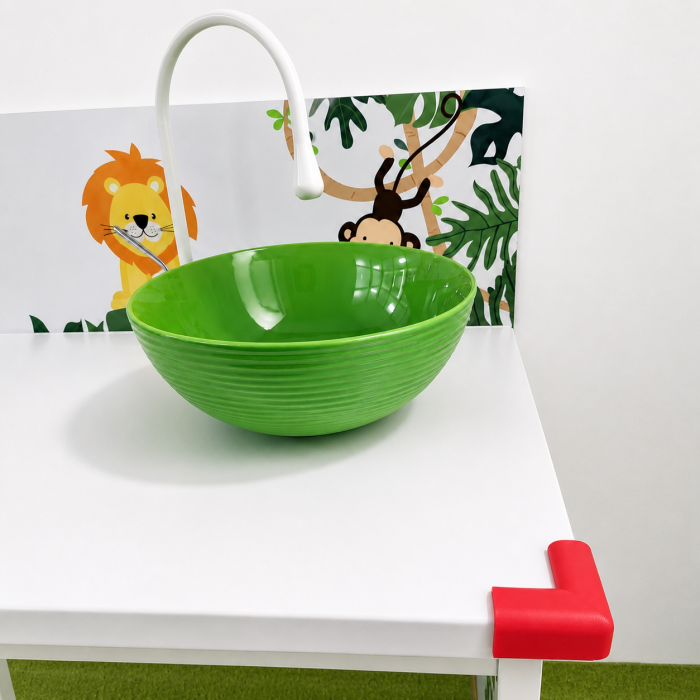 Protectie colturi mobilier, rosu [6]
