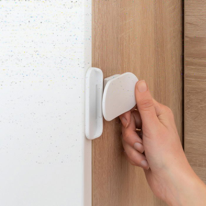 Protectie deschidere usa frigider, cuptor cu microunde, usi glisante, REER 78030 [2]