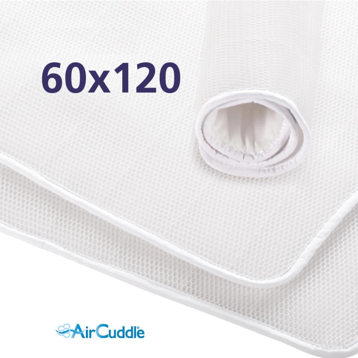 Protectie impermeabila antitranspiratie 3D pentru saltea 60x120 cm, AirCuddle TOP SAFE TS-120 [6]