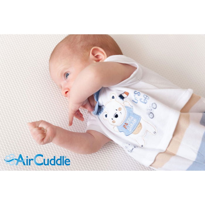 Protectie impermeabila antitranspiratie 3D pentru saltea 70x140 cm, AirCuddle TOP SAFE TS-140 [3]
