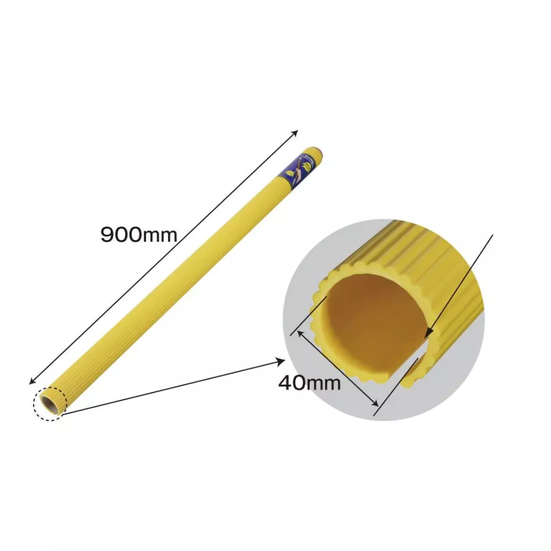 Protectie maner pentru balustrada, antialunecare, din cauciuc, rosu, 90cm [2]