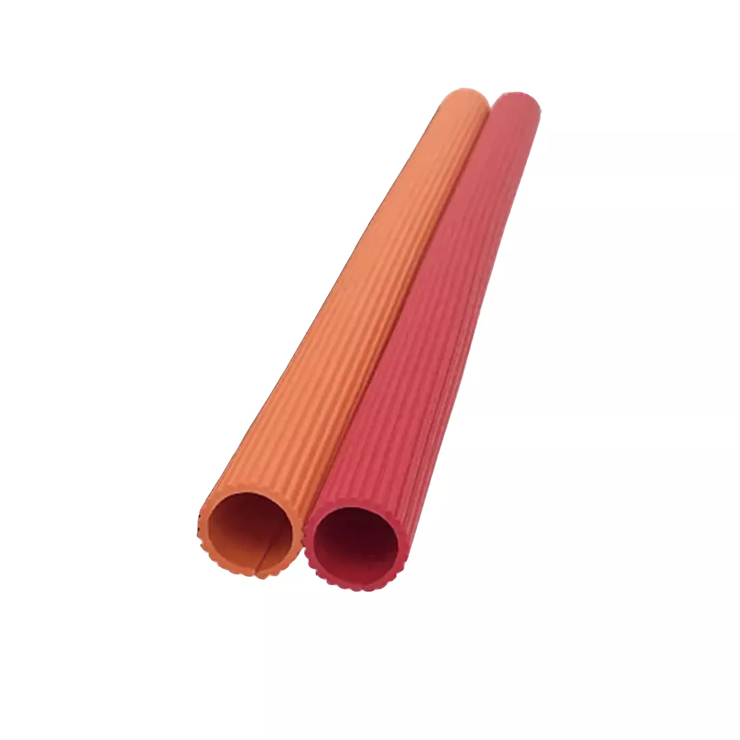 Protectie maner pentru balustrada, antialunecare, din cauciuc, rosu, 90cm [3]