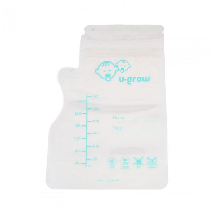 Pungi stocare lapte matern 30buc UMB-001, U-Grow [1]