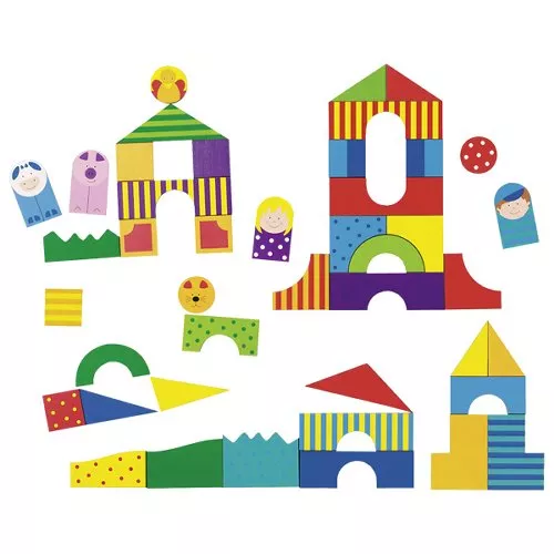 Puzzle cu animale, de lemn, tip mozaic, 43 de piese, Goki [3]