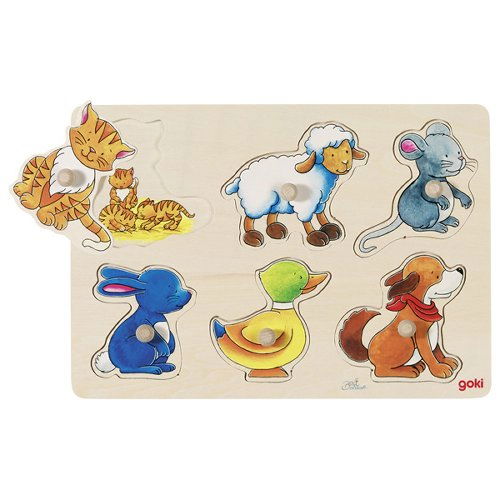 Puzzle Incastru Copii 1 An+ Mama Si Puiutii Goki [1]